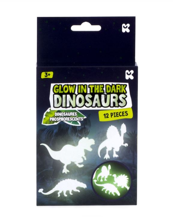 DINOSAUR SHAPES - GLOW IN THE DARK