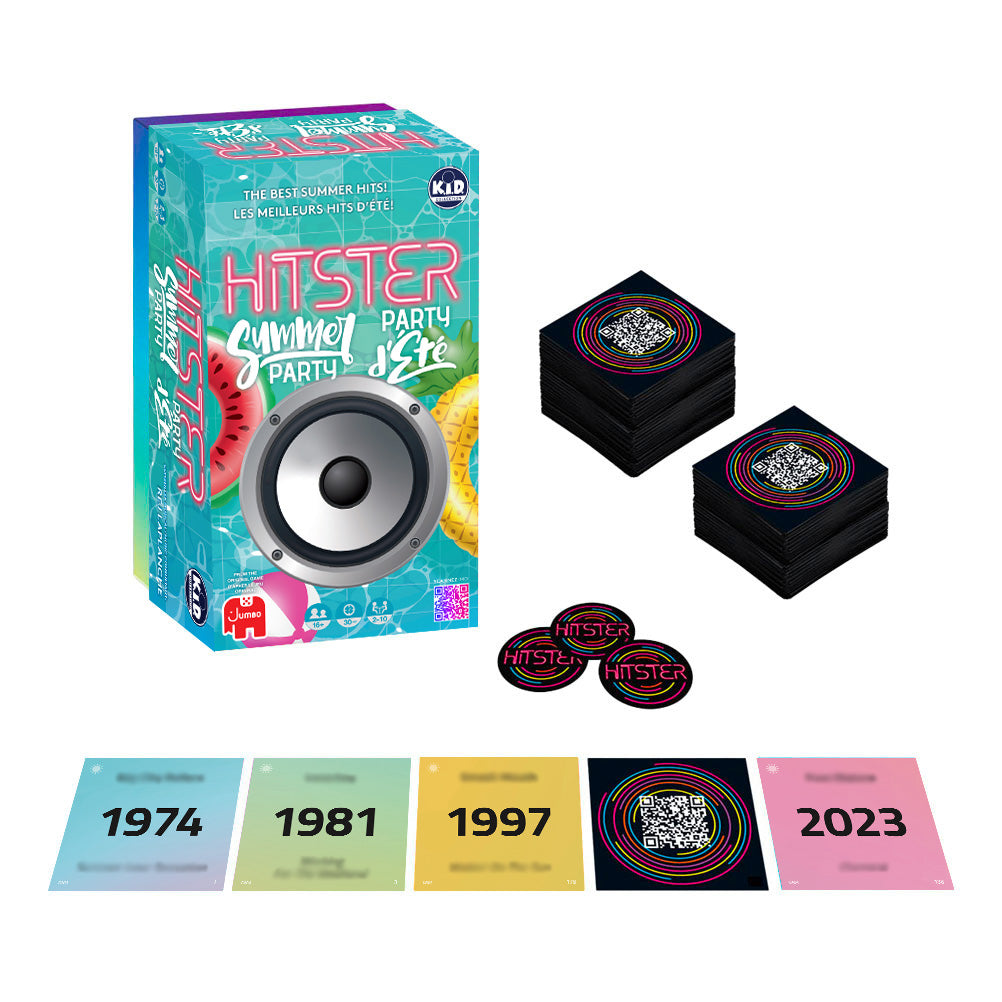 HITSTER SUMMER PARTY GAME - MUSICAL PARTY GAME