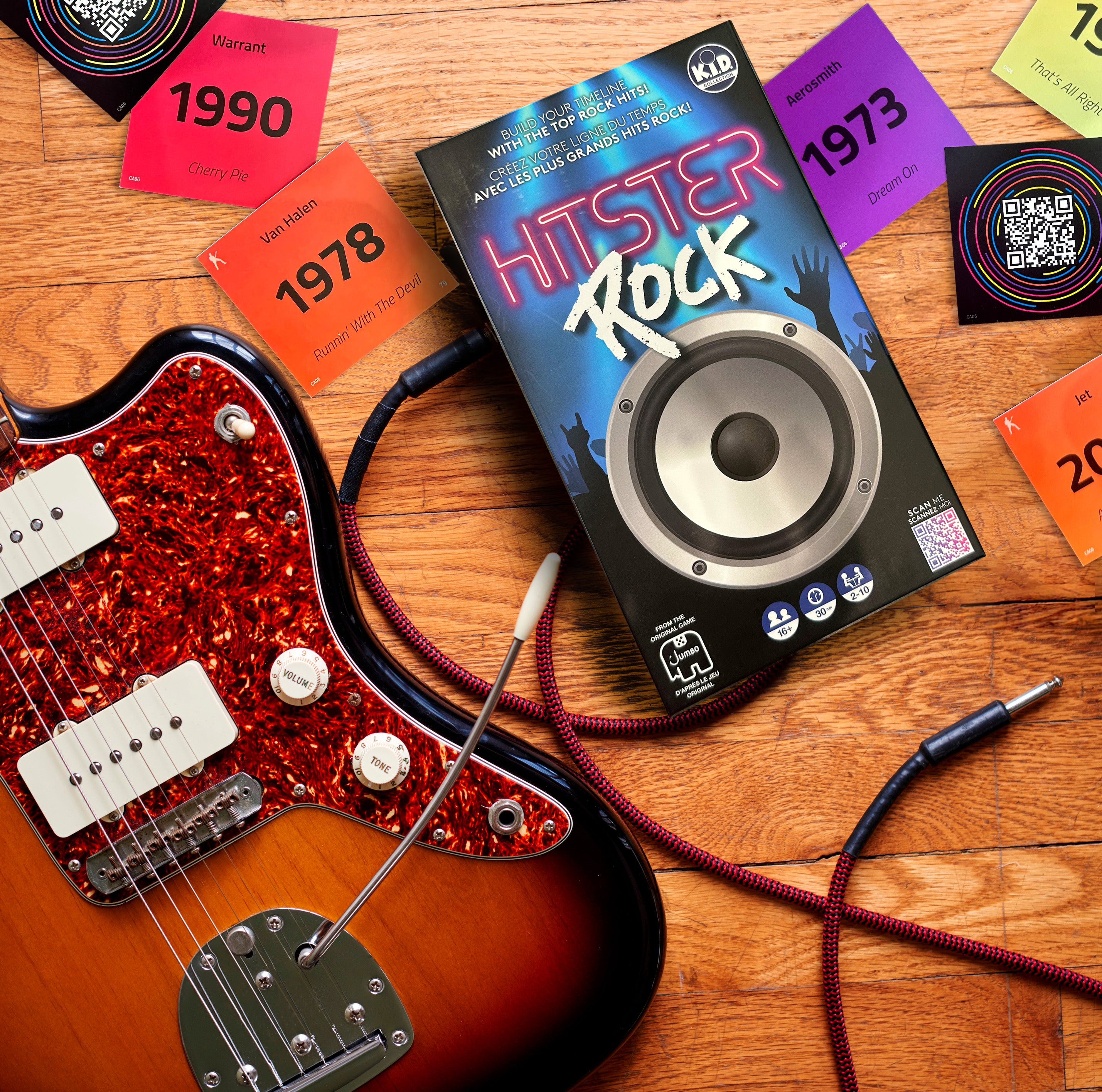 HITSTER ROCK GAME - MUSICAL PARTY GAME
