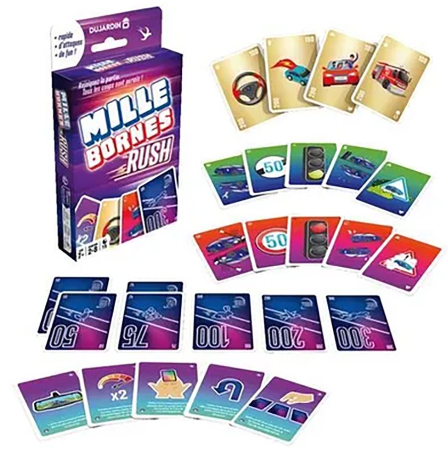 MILLE BORNES RUSH! GAME (BILINGUAL)