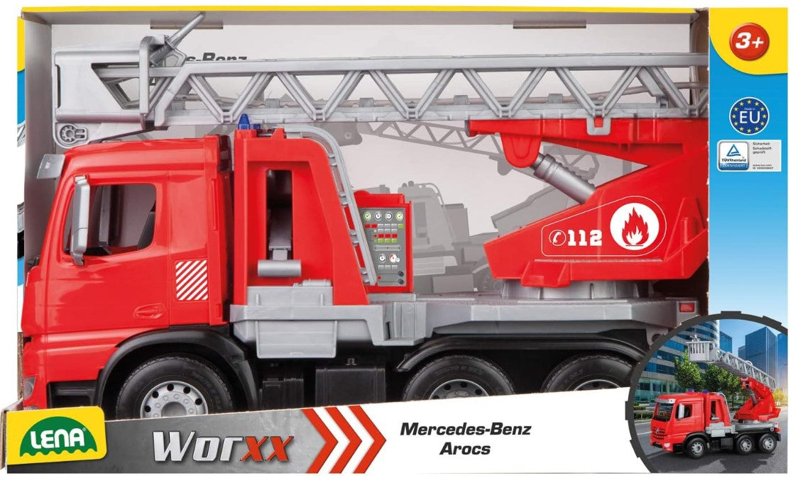 LENA TOYS - CAMION DE POMPIERS AROCS 1:15