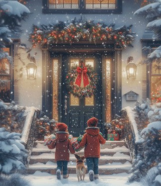 KIDS CHRISTMAS PRINTED MICROSHEAR THROW 48X60