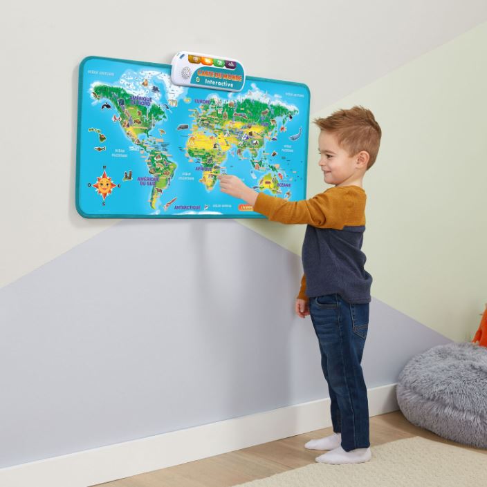 LEAPFROG - GENIUS XL - CARTE DU MONDE INTERACTIVE