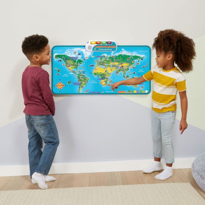 LEAPFROG - GENIUS XL - CARTE DU MONDE INTERACTIVE