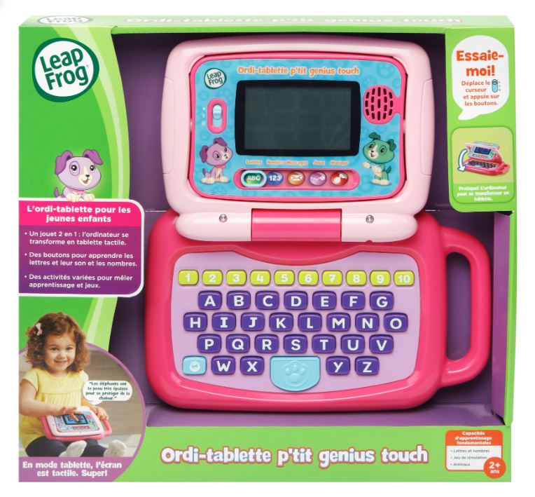 LEAPFROG - 2-IN-1 TOUCH TABLET PINK