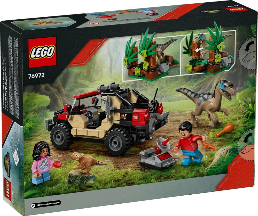 LEGO JURASSIC WORLD - L'ÉVASION HORS ROUTE DU RAPTOR #76972