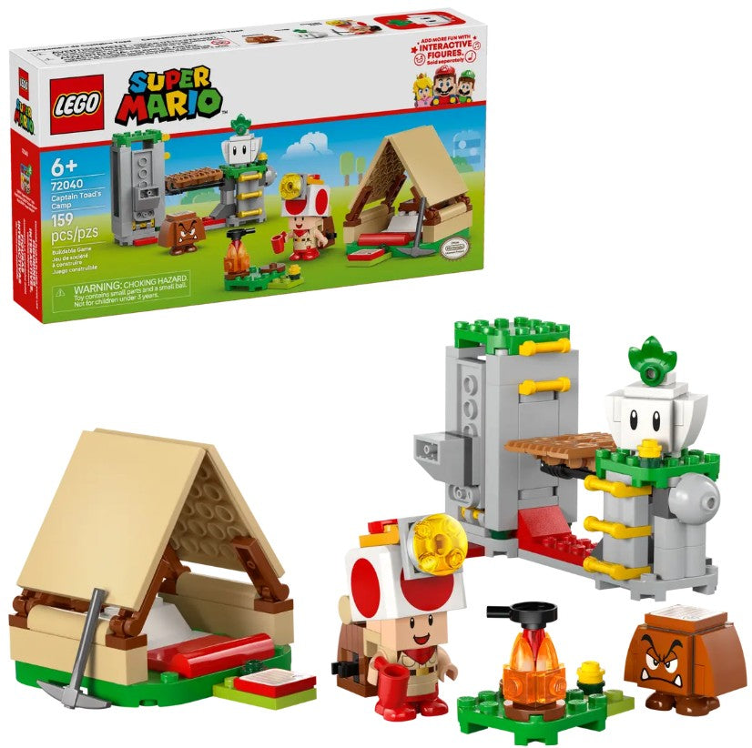 LEGO SUPER MARIO - CAMPEMENT DE CAPITAINE TOAD #72040