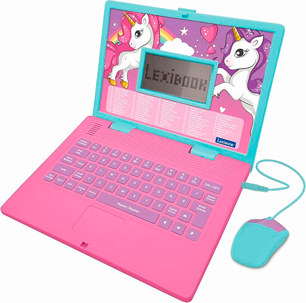 LEXIBOOK - EDUCATIONAL LAPTOP - UNICORN - BILINGUAL VERSION