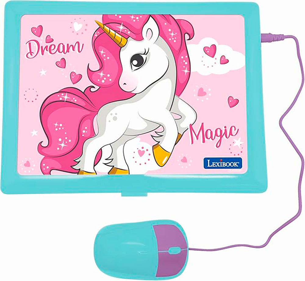 LEXIBOOK - EDUCATIONAL LAPTOP - UNICORN - BILINGUAL VERSION