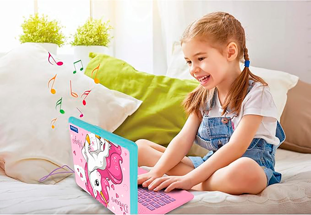 LEXIBOOK - EDUCATIONAL LAPTOP - UNICORN - BILINGUAL VERSION