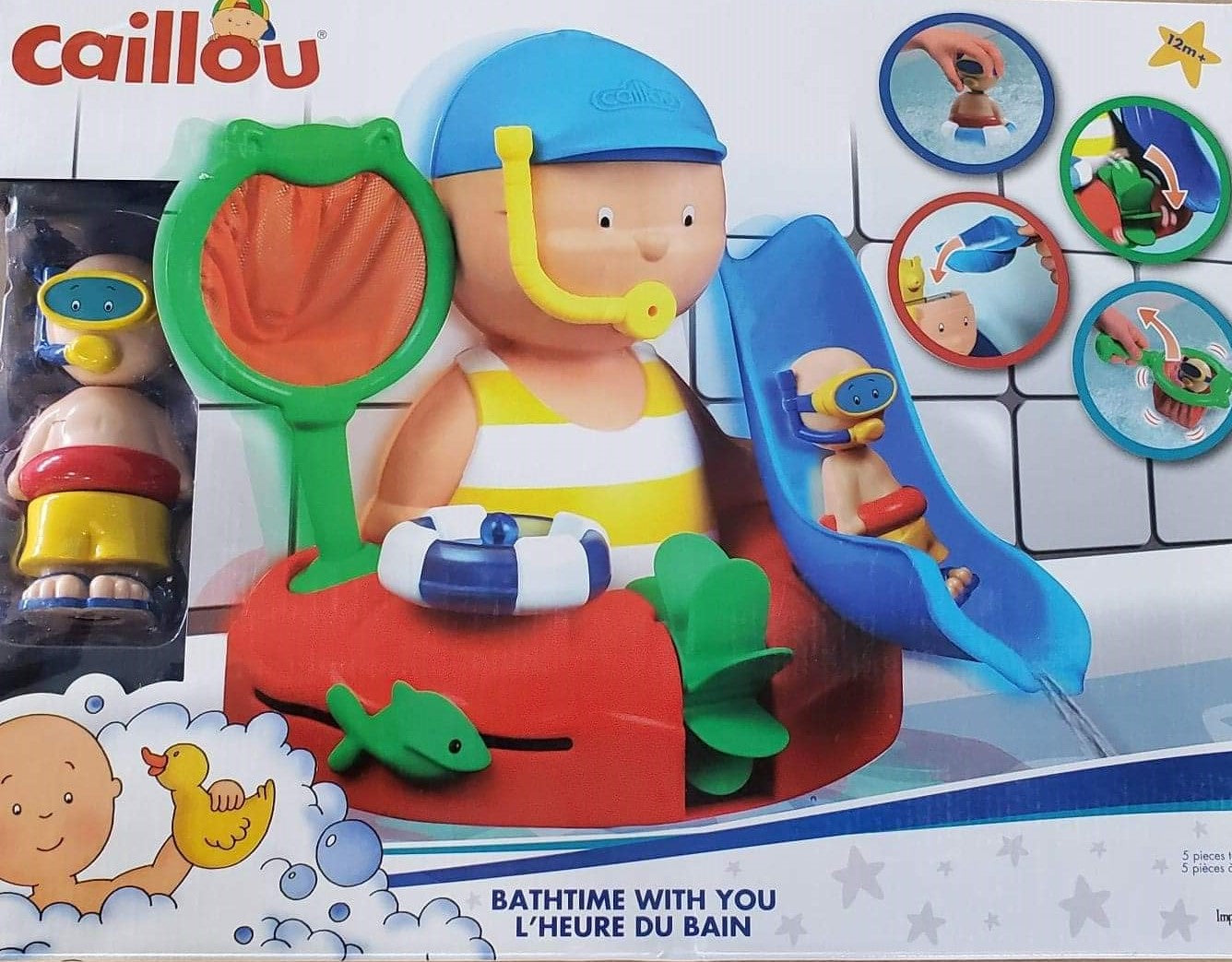 BATH TIME WITH CAILLOU