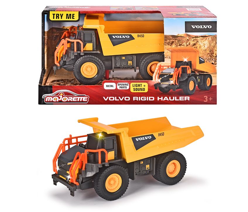 MAJORETTE - VOLVO CAMION-BENNE SONS ET LUMIÈRES