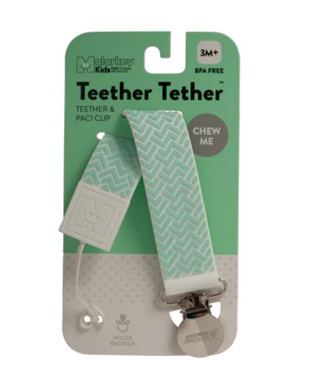 TEETHING CLIPS - ZIGZAG ***EXCLUSIVE TO ROBERVAL***
