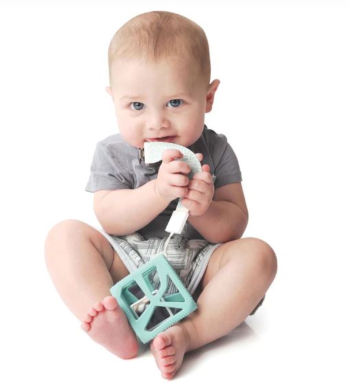 TEETHING CLIPS - ZIGZAG ***EXCLUSIVE TO ROBERVAL***