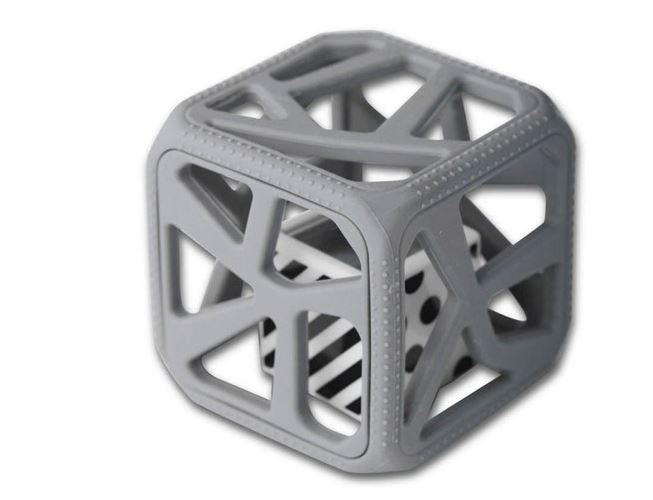 CUBE À MÂCHER - GRIS FONCÉ