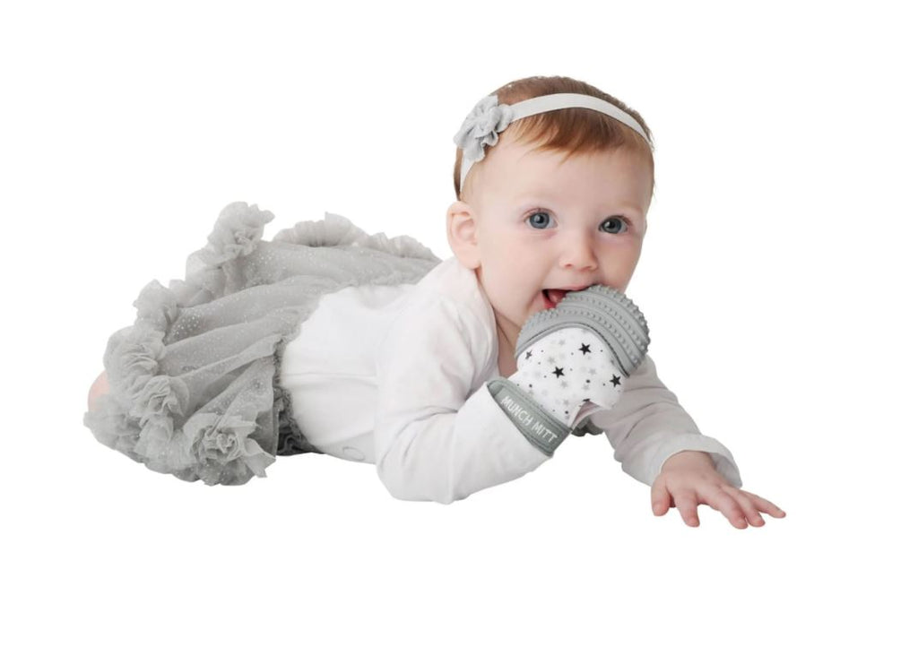 MUNCH MITT - GREY - STARS (MITTENS)
