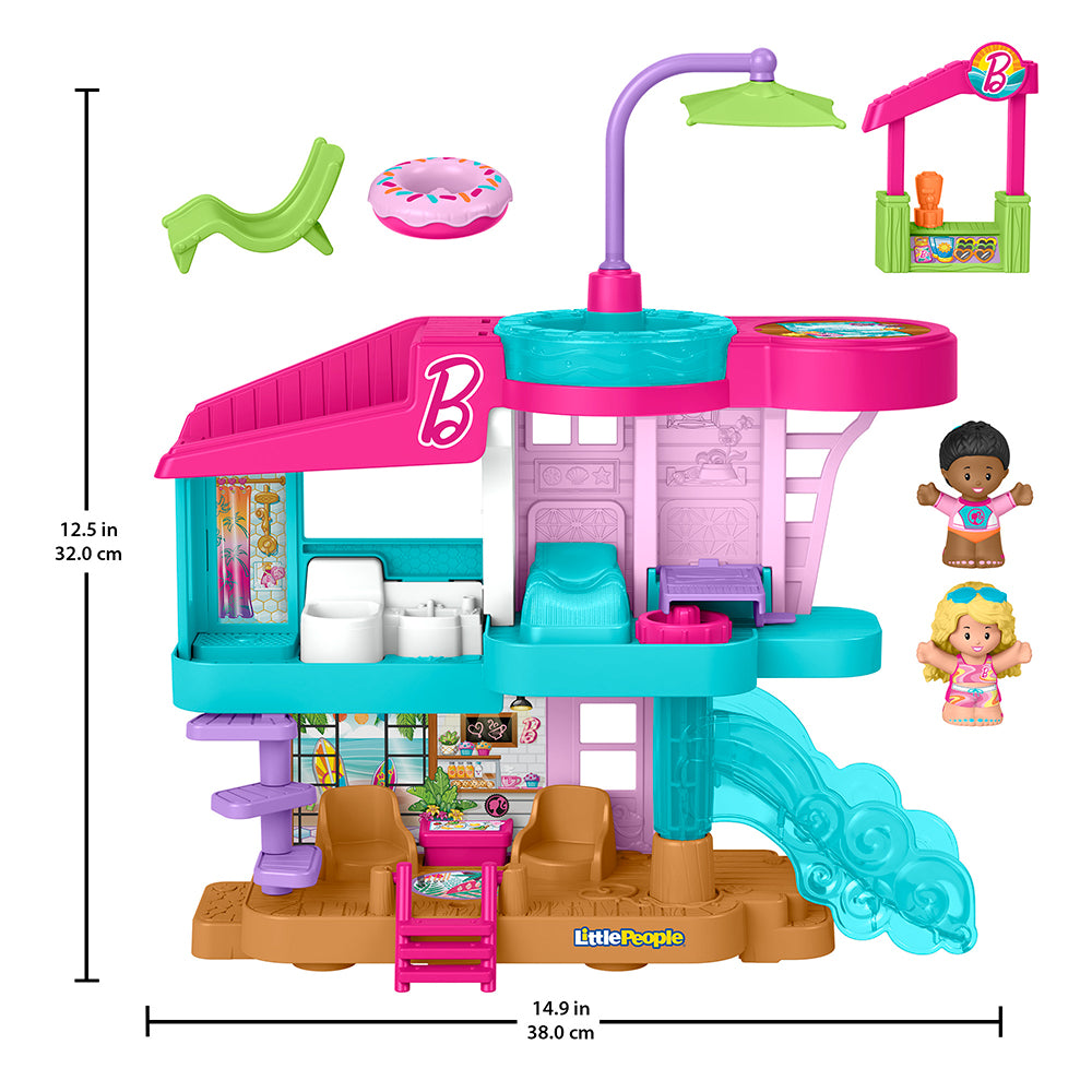 FISHER-PRICE - LITTLE PEOPLE - BARBIE BEACH HOUSE