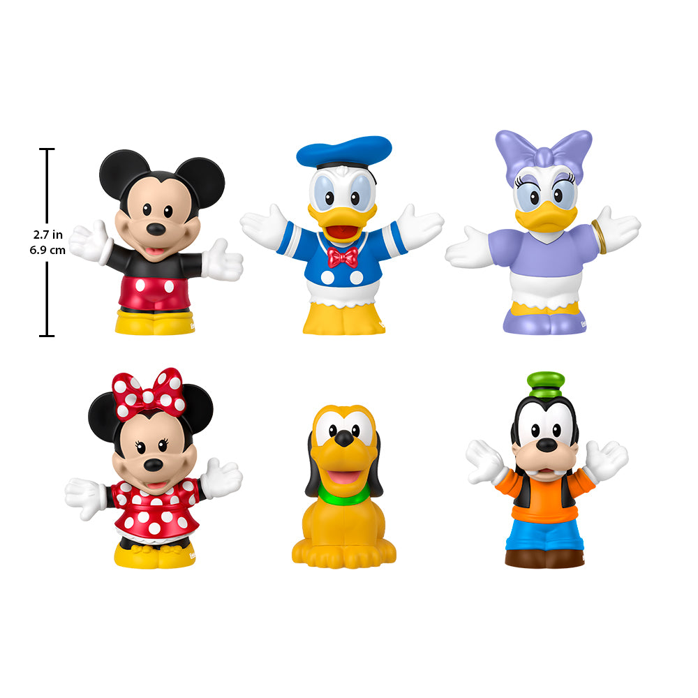 FISHER-PRICE - LITTLE PEOPLE - MICKEY AND FRIENDS 6-FIGURE PACK