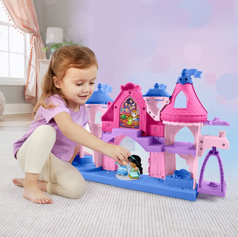 FISHER-PRICE - LITTLE PEOPLE - DISNEY PRINCESS SONGS & LIGHTS CASTLE