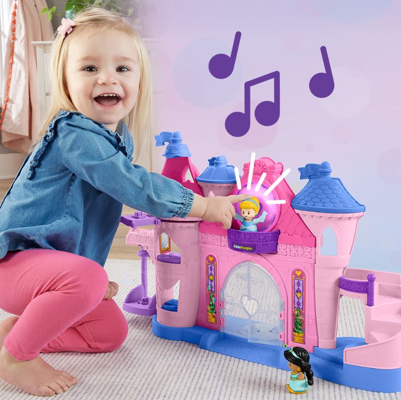 FISHER-PRICE - LITTLE PEOPLE - DISNEY PRINCESS SONGS & LIGHTS CASTLE