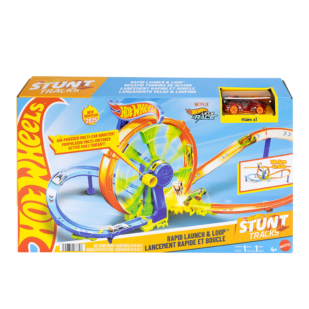 HOT WHEELS ACTION - QUICK LAUNCH RACEWAY AND LOOP