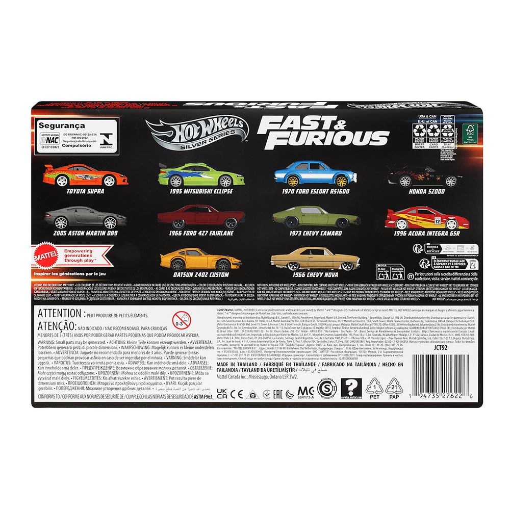 HOT WHEELS - 10-PACK FAST & FURIOUS VEHICLES