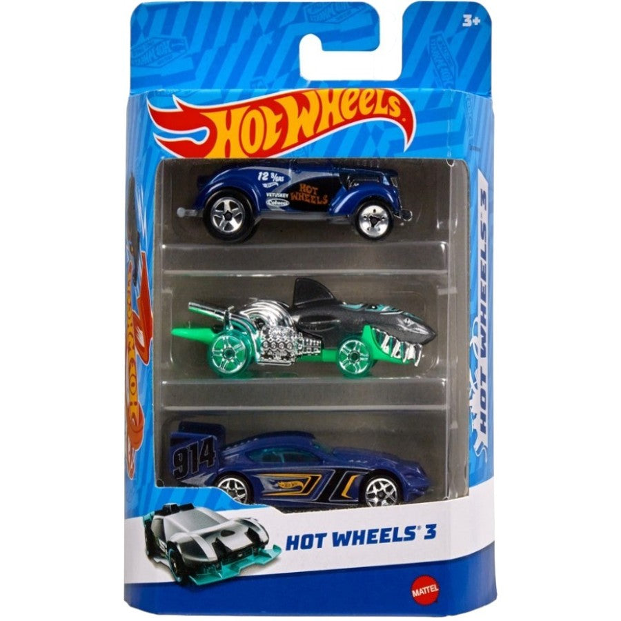 HOT WHEELS - ENSEMBLE 3 VOITURES ASST