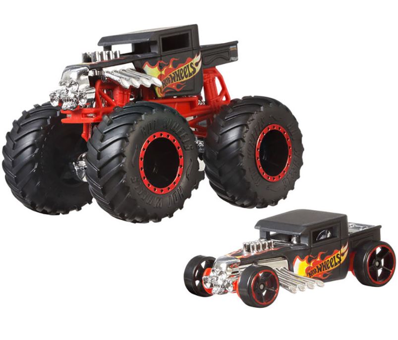 HOT WHEELS - MONSTER TRUCKS WITH ASSORTED BONUS