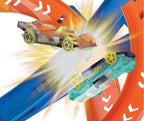 HOT WHEELS - PISTE DE COURSE EN SPIRALE AVEC BOOSTER MOTORISÉ VITESSE SPIRALE CRASH