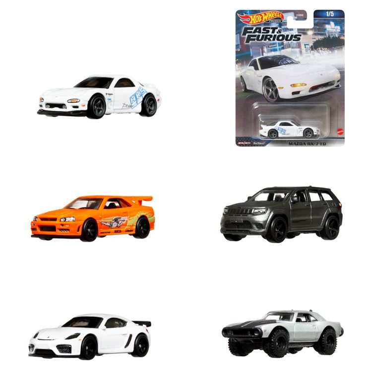 HOT WHEELS PREMIUM - VÉHICULE RAPIDES ET DANGEREUX 1:64 ASST