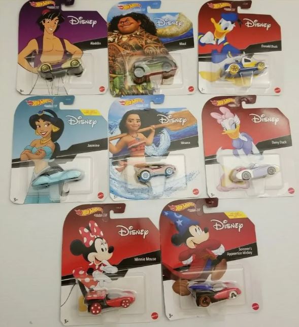 HOT WHEELS - CHARACTER CARS ASST