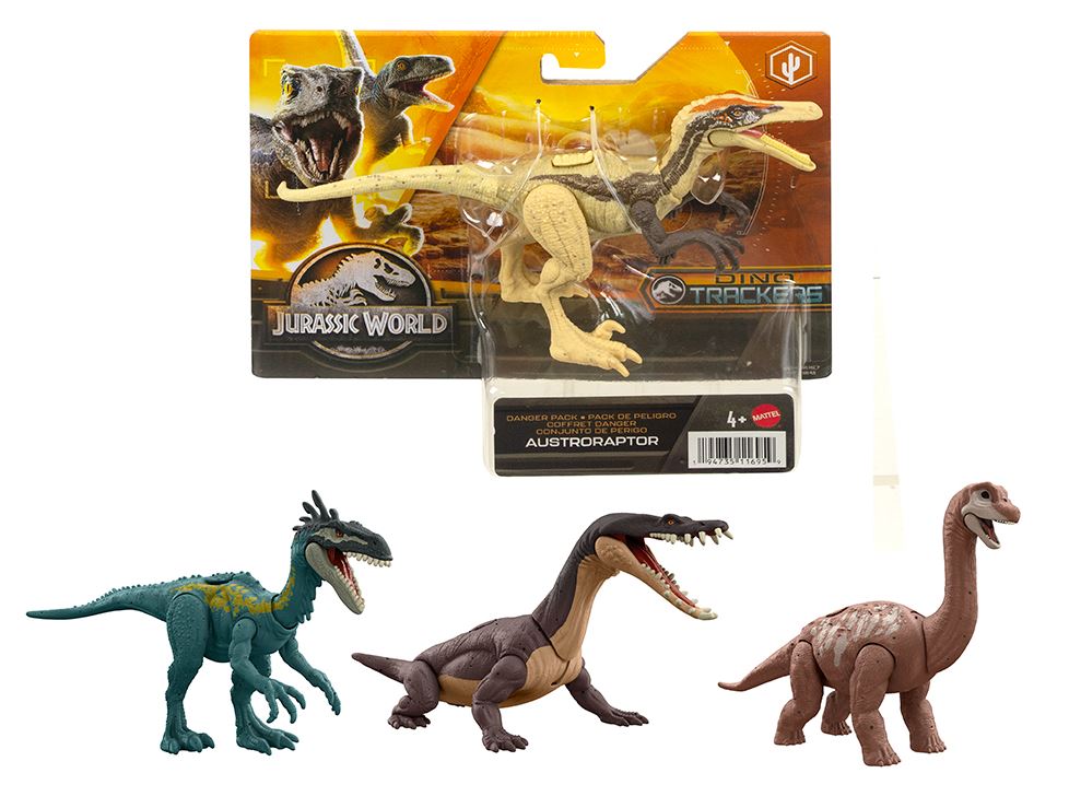 JURASSIC WORLD - DANGER PACK SERIES - DINOSAUR ASST