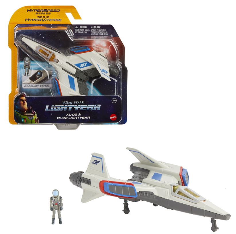 LIGHTYEAR - HYPERSPEED SERIES 8" (20 CM) SPACESHIP ASSORTMENT (BUZZ LIGHTYEAR)