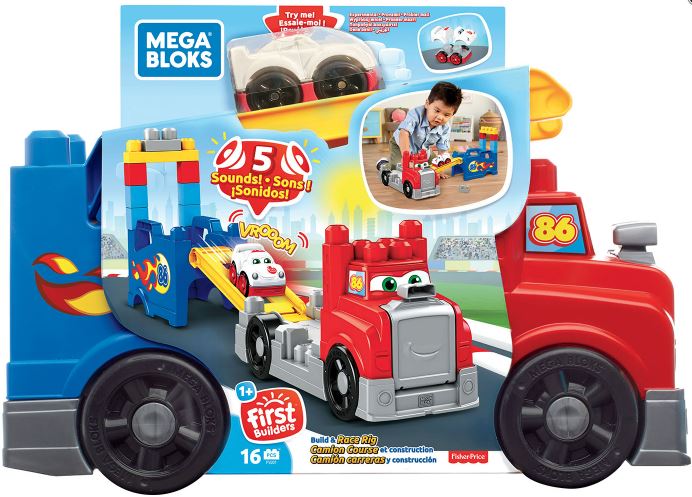 MEGA BLOKS - CAMION COURSE ET CONSTRUCTION