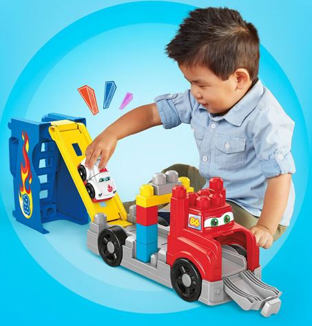MEGA BLOKS - CAMION COURSE ET CONSTRUCTION