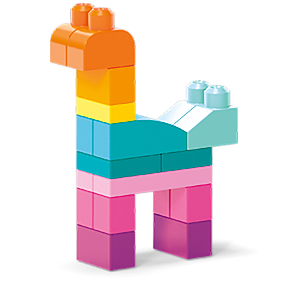 MEGA BLOKS - BIG BUILDING BAG 80 PIECES - PINK