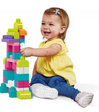 MEGA BLOKS - SAC DE BLOCS GÉANTS 80 PIÈCES ASSORTIS
