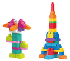 MEGA BLOKS - SAC DE BLOCS GÉANTS 80 PIÈCES ASSORTIS