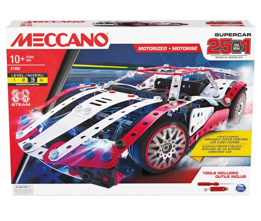 MECCANO - 25 MODEL SET - SUPER CAR