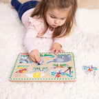 MELISSA AND DOUG - 8-PIECE WOODEN ZOO ANIMAL SOUND PUZZLE