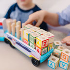 MELISSA AND DOUG - PAW PATROL ABC WOODEN BLOCK TRUCK