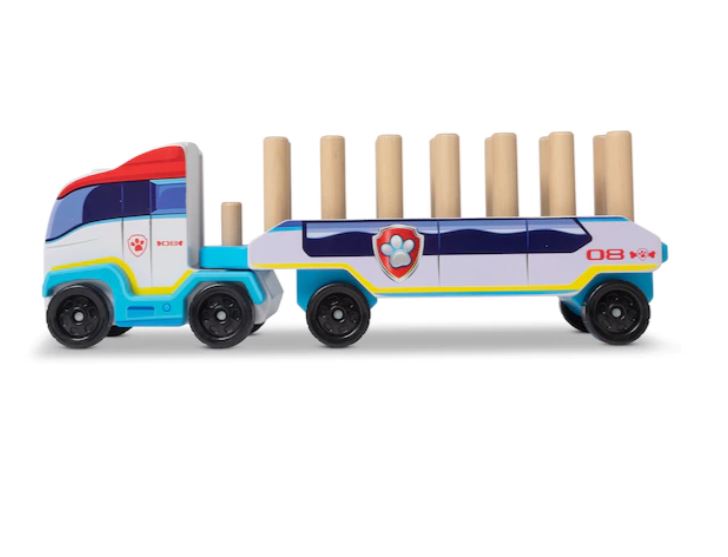 MELISSA AND DOUG - PAW PATROL ABC WOODEN BLOCK TRUCK
