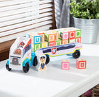 MELISSA AND DOUG - PAW PATROL ABC WOODEN BLOCK TRUCK