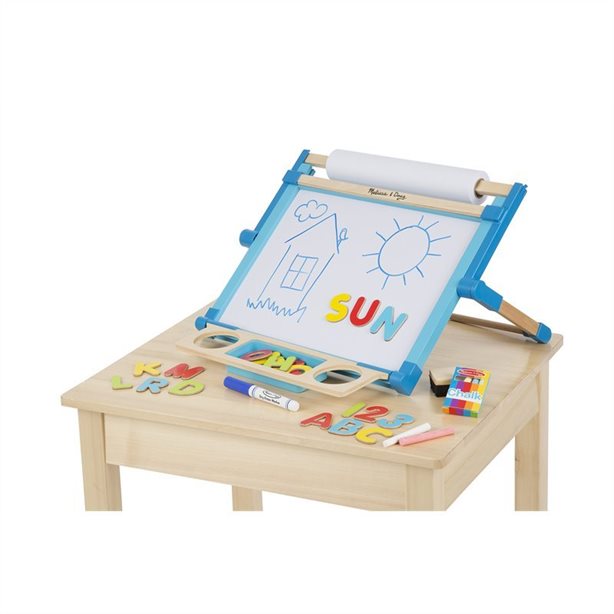 MELISSA AND DOUG - TABLETOP ART EASEL WITH ACCESSORIES