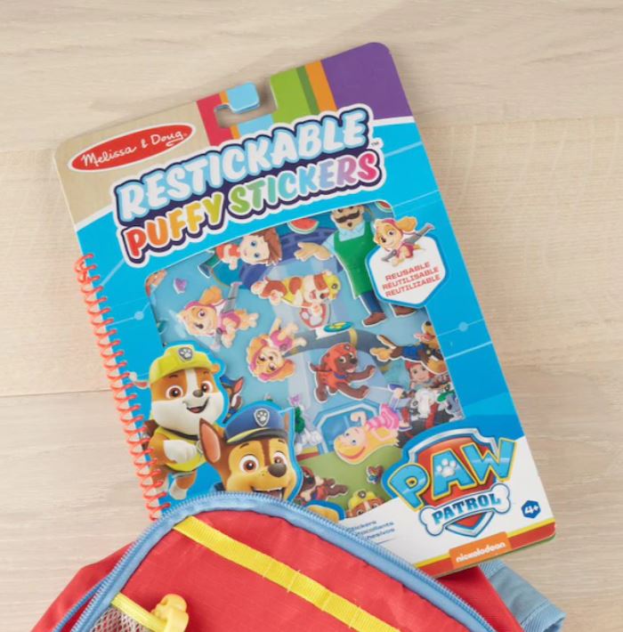 MELISSA AND DOUG - PAT'PATROUILLE AUTOCOLLANTS PUFFY RECOLLABLES - BAIE DE L'AVENTURE