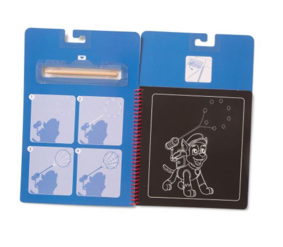 MELISSA AND DOUG - PAT'PATROUILLE SCRATCH ART BLOC À GRATTER - CHASE