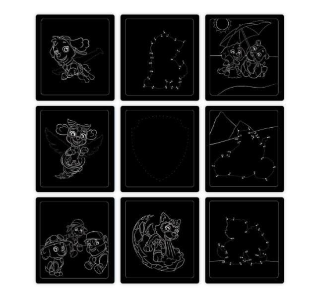MELISSA AND DOUG - PAT'PATROUILLE SCRATCH ART BLOC À GRATTER - STELLA