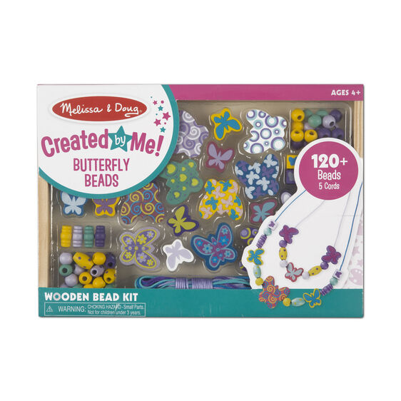 MELISSA AND DOUG - PERLES EN BOIS SUR LE THÈME DES PAPILLONS