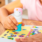 MELISSA AND DOUG - STICKER WOW! - BLOC D'ACTIVITÉS ET ESTAMPEUSE À AUTOCOLLANTS - LICORNE