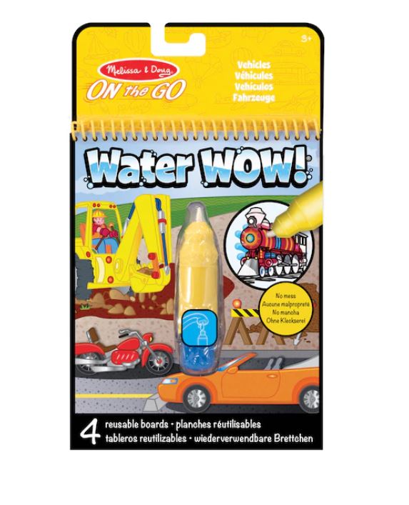 MELISSA AND DOUG - WATER WOW! VEHICULES
